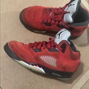 RED JORDAN 5’s $50 only! SIZE 7